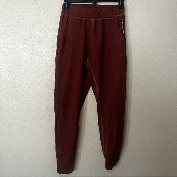 Alphalete Women’s (S) Brown Jogger Pants Stretch Small Gym Yoga Workout Run - Picture 1 of 8